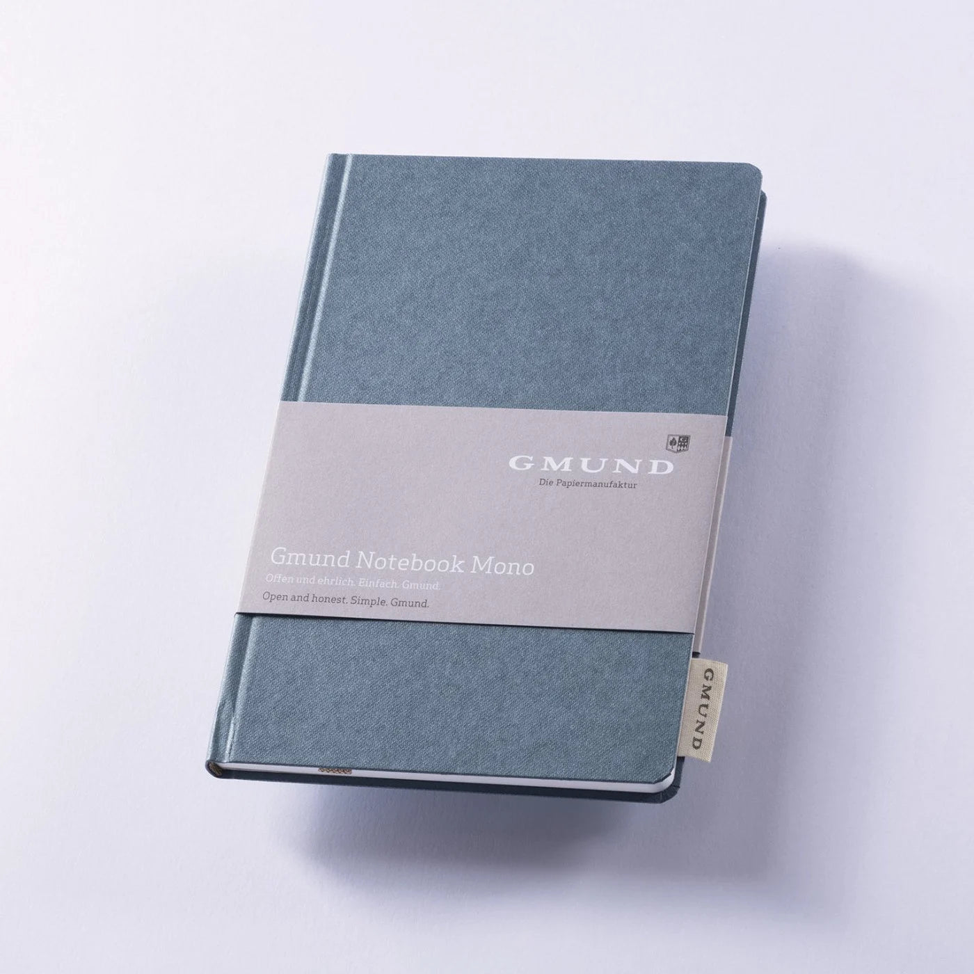 Carnet GMUND Notebook Mono - Softcover - A5 - Pointillé - Denim