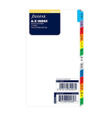 Recharge FILOFAX - Personal - Index alphabétique (multicolores)