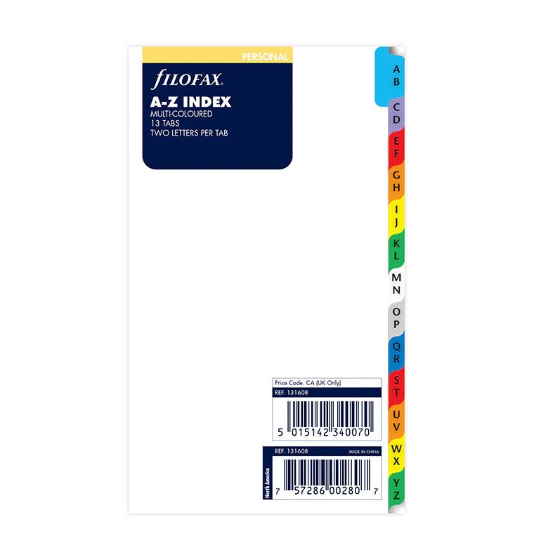 Recharge Filofax Civil 2026 Personal Français 1 Jour Par Page + Index Adhésif Blumie
