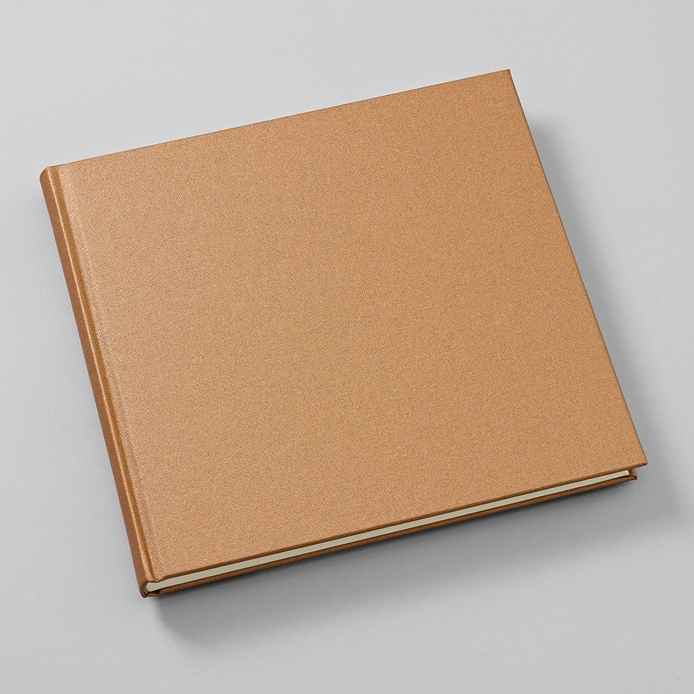 Livre d'Or SEMIKOLON Metallic Edition - 25 x 23 cm - Uni - Urban Bronze - 