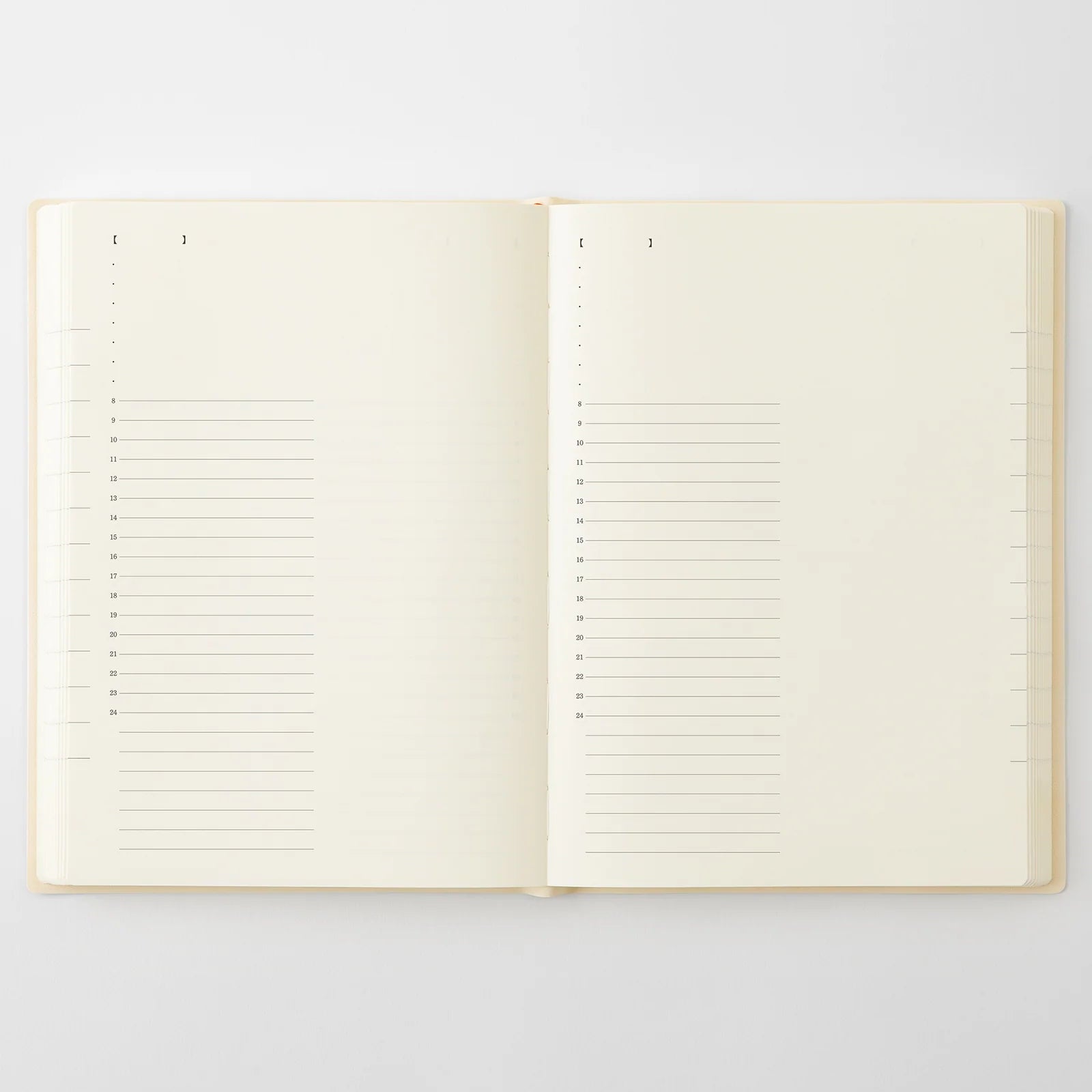 Agenda 2027 MD Notebook Diary 1 Day 1 Page - A5