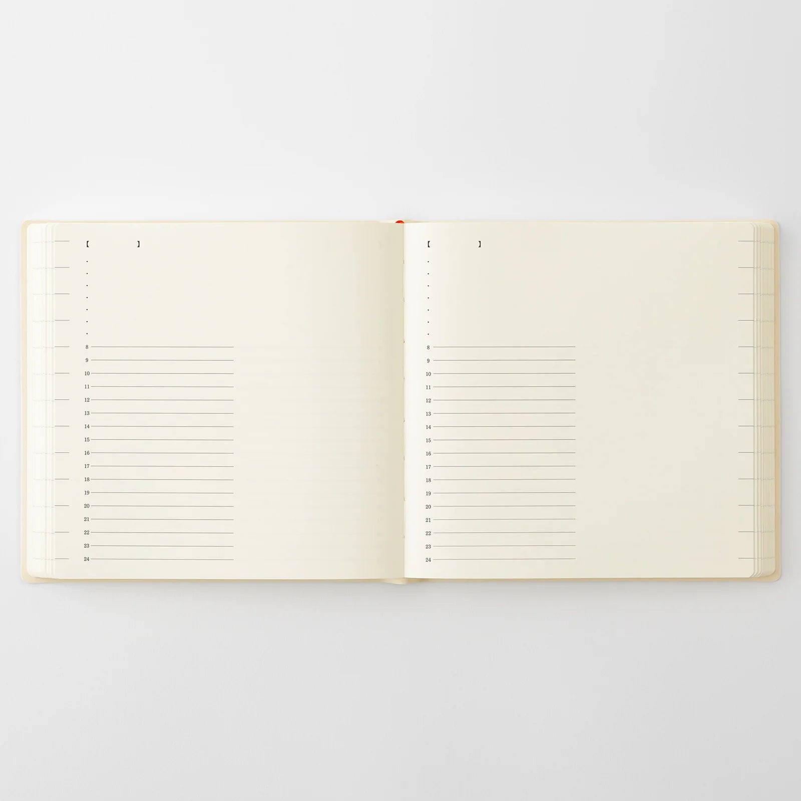 Agenda 2027 MD Notebook Diary 1 Day 1 Page - A5 Square