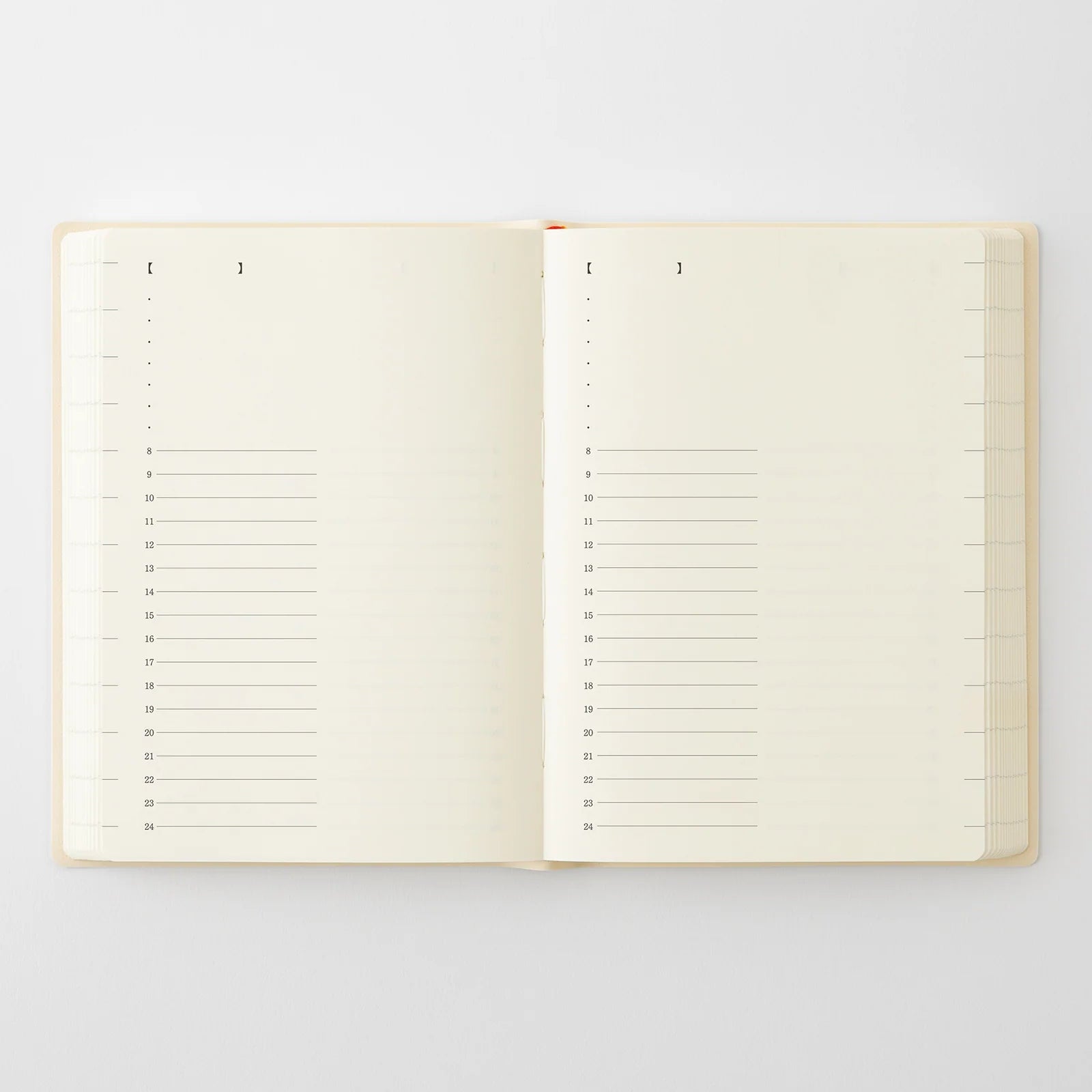 Agenda 2027 MD Notebook Diary 1 Day 1 Page - A6