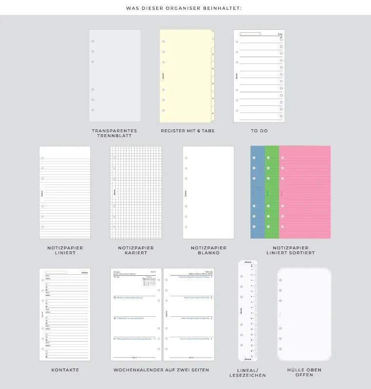 Organiseur FILOFAX Domino Soft - Personal - Pale Blue - -