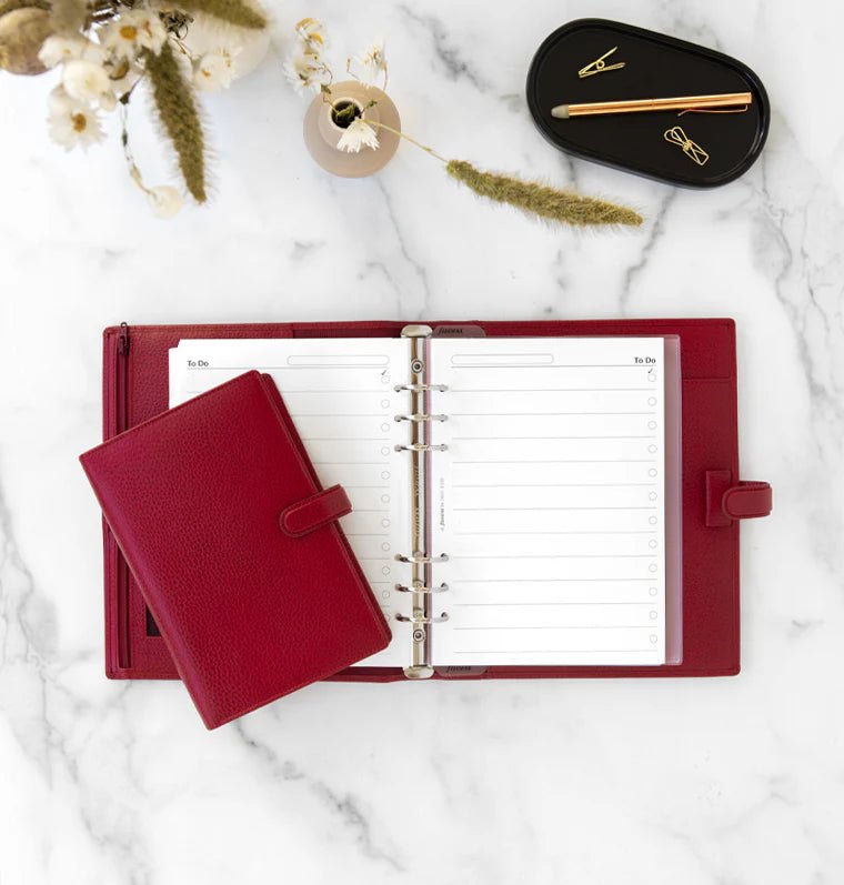 Organiseur FILOFAX Finsbury - A5 - Scarlet - 