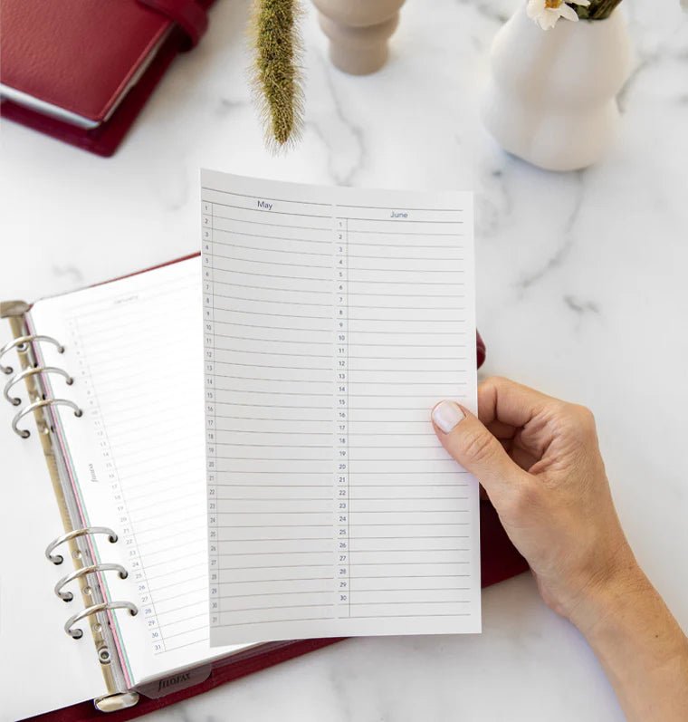 Organiseur FILOFAX Finsbury - A5 - Scarlet - 