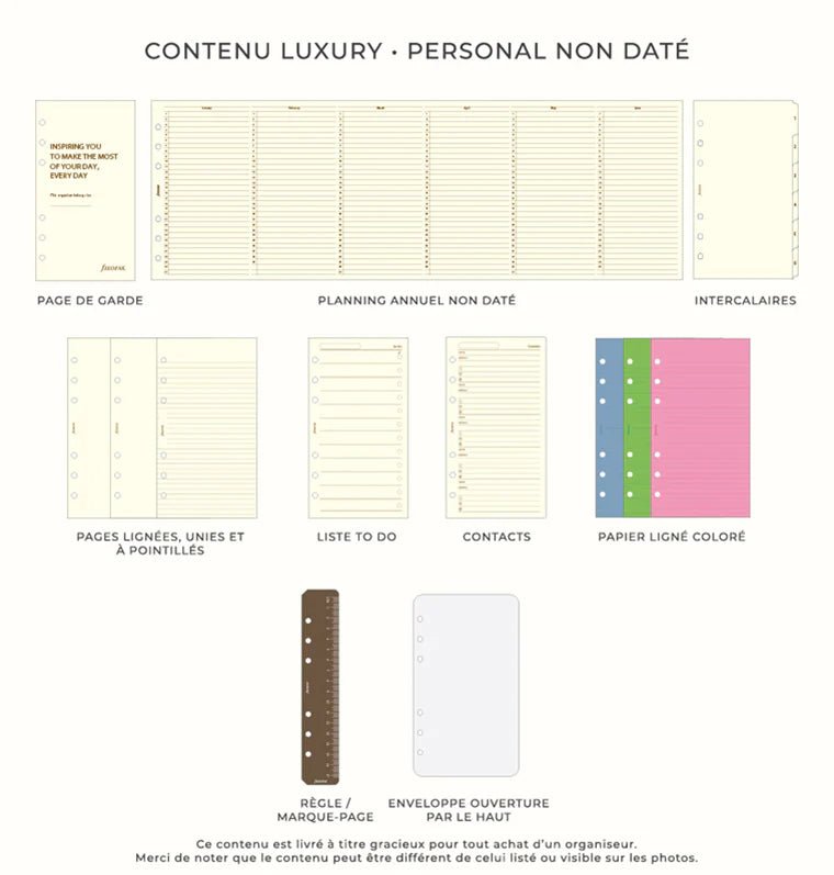 Organiseur FILOFAX Lockwood - Personal - Cognac - 5015142235109