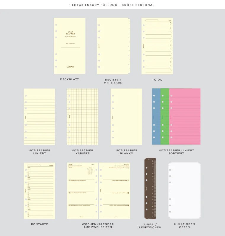 Organiseur FILOFAX Lockwood - Personal - Garnet - -