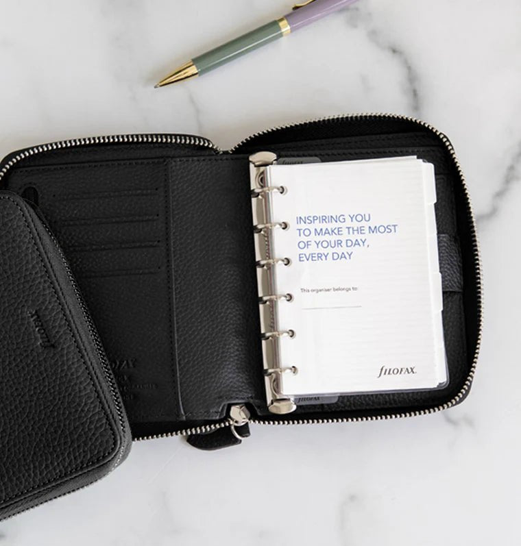 Organiseur FILOFAX Norfolk Zip - Pocket Compact - Espresso - 5059145600670