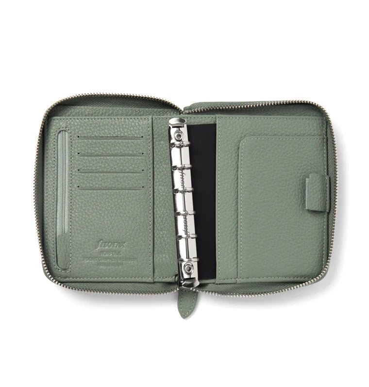 Organiseur FILOFAX Norfolk Zip - Pocket Compact - Sage - 5059145600694