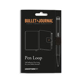 Passant autocollant LEUCHTTURM1917 Pen Loop Bullet Journal - Black