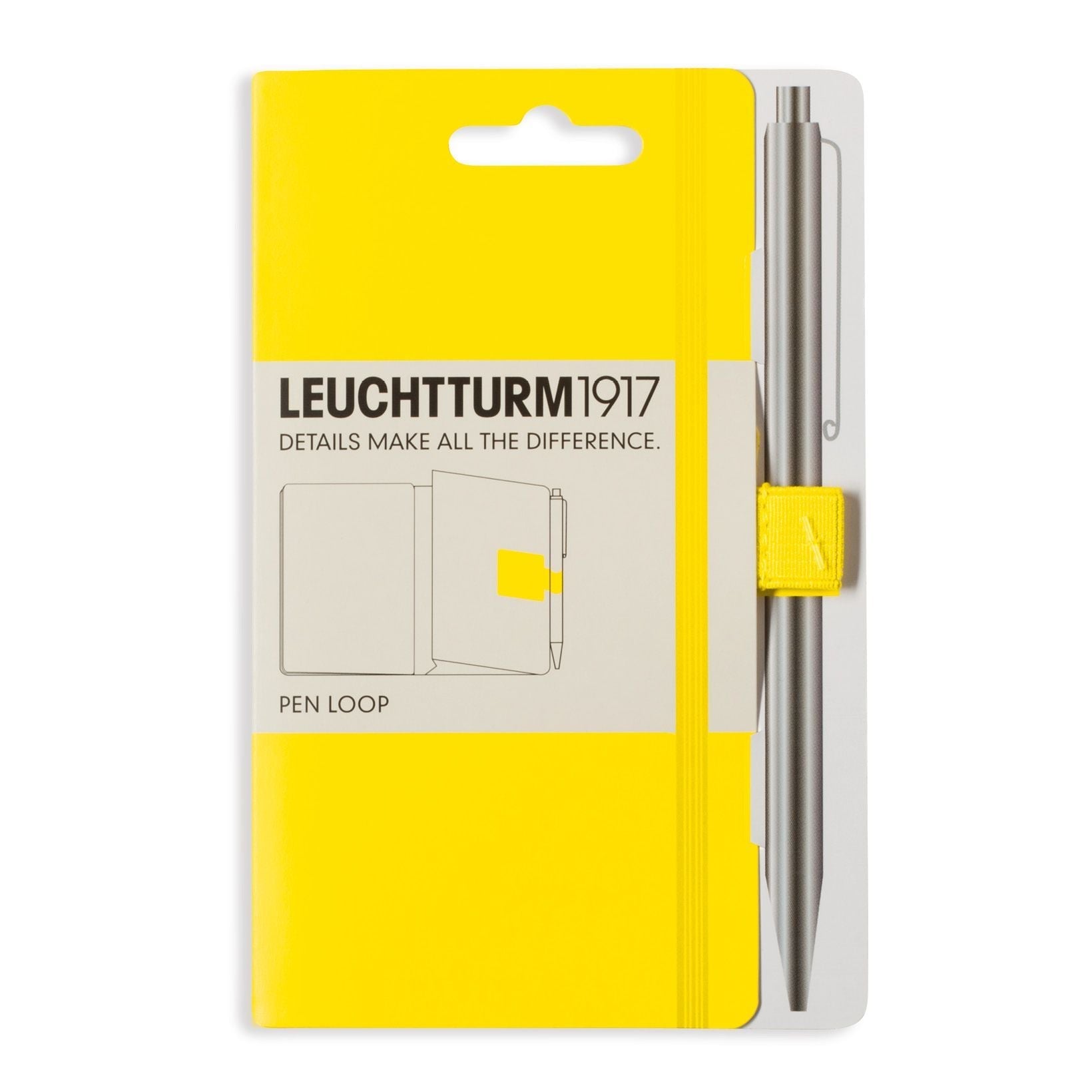 Passant autocollant LEUCHTTURM1917 Pen Loop - Lemon - 4004117428487