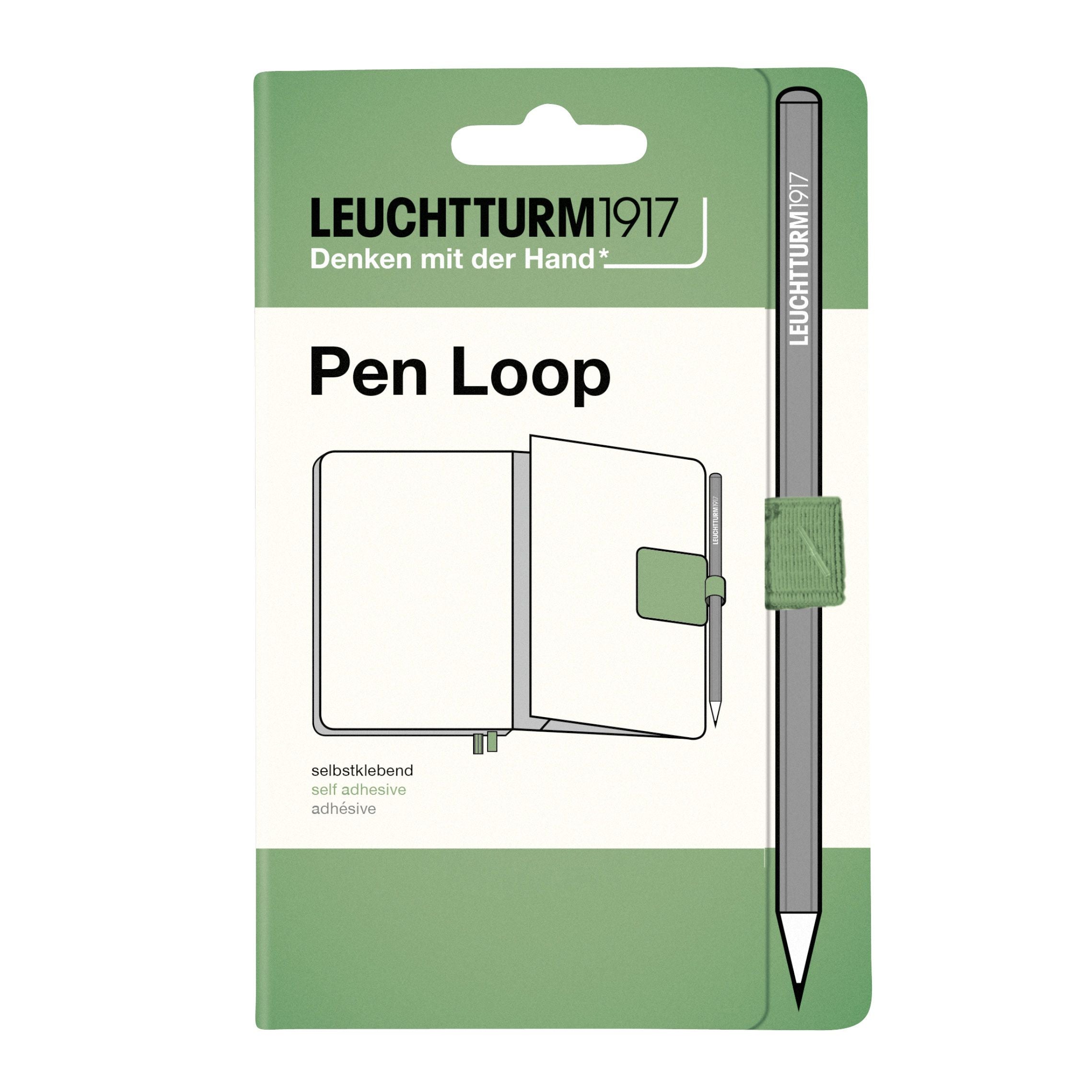 Passant autocollant LEUCHTTURM1917 Pen Loop - Sage - 4004117570162
