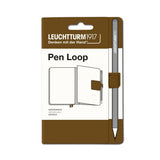 Passant autocollant LEUCHTTURM1917 Pen Loop - Spice Brown