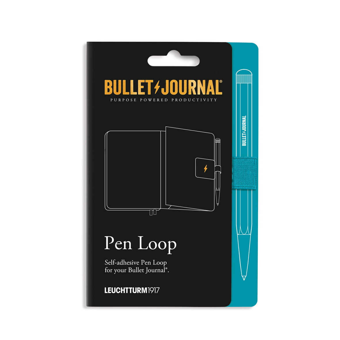 Passant autocollant LEUCHTTURM1917 Pen Loop Bullet Journal - Turquoise25