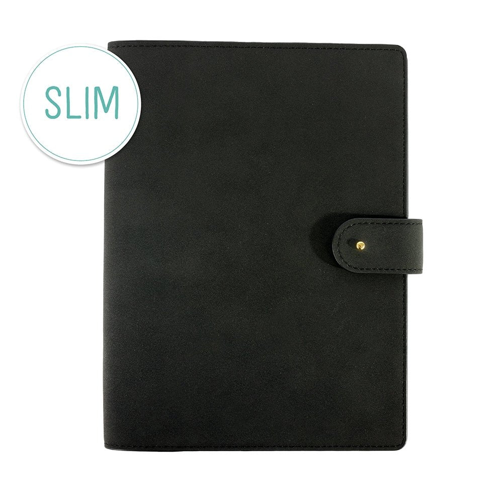 Planner en cuir végétal ARTEBENE Majoie - A5 - Pointillé - Noir - 144p - 4035461329267