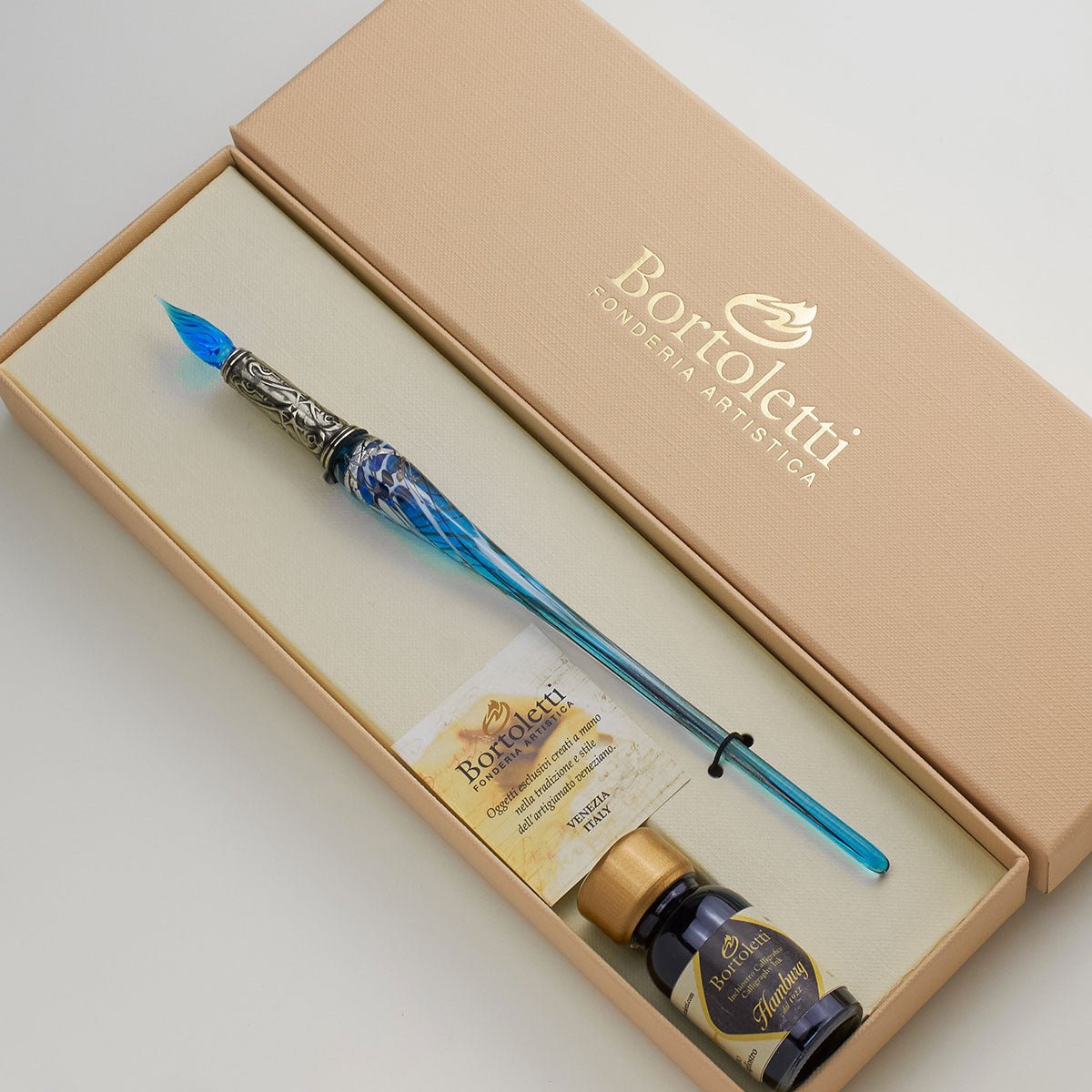 Plume de verre BORTOLETTI Contarini - Aquamarine - 