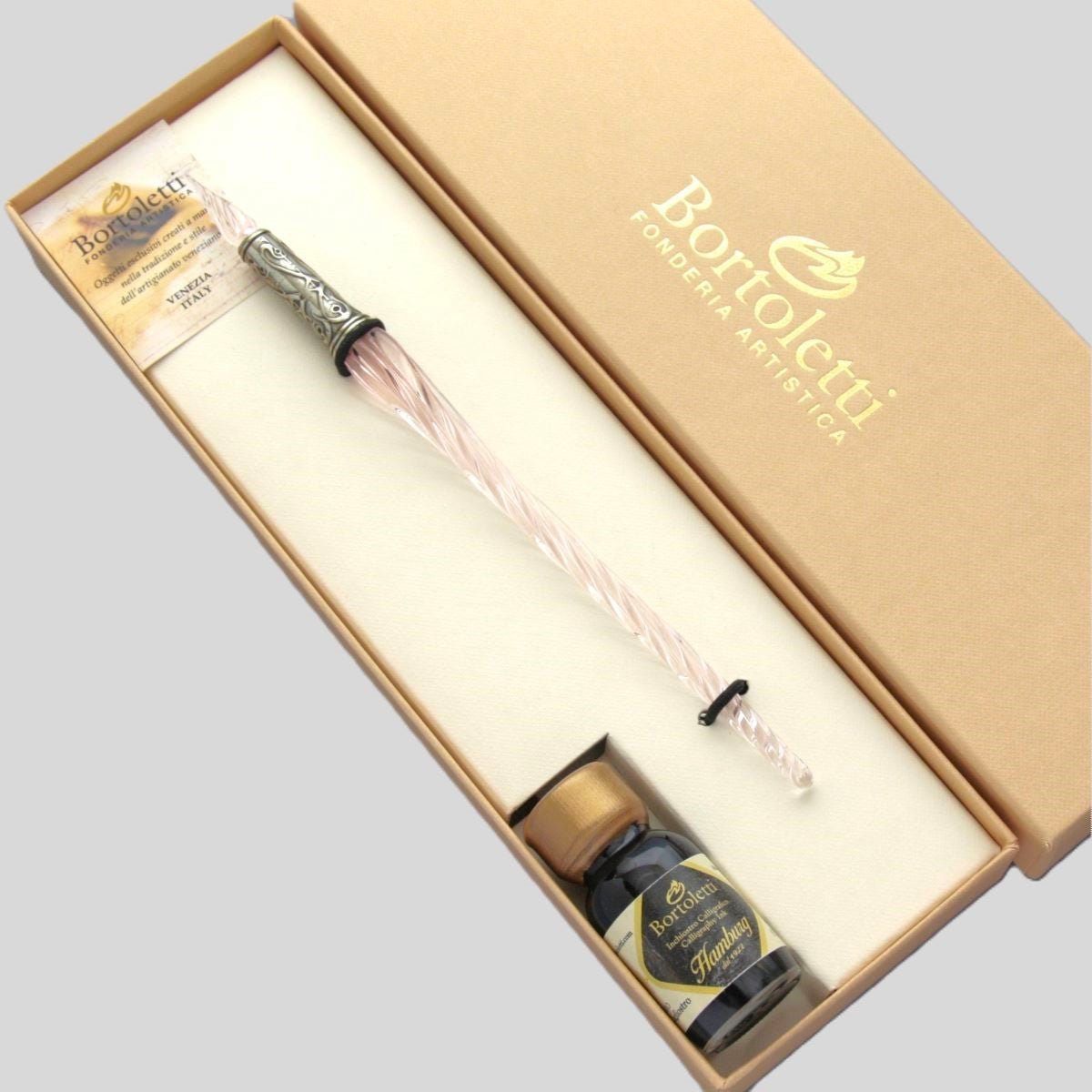 Plume de verre BORTOLETTI Orseolo - Rose - 