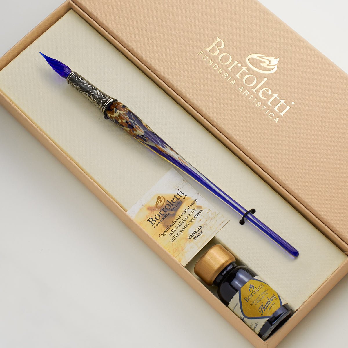 Plume de verre BORTOLETTI Pesaro - Bleu - 