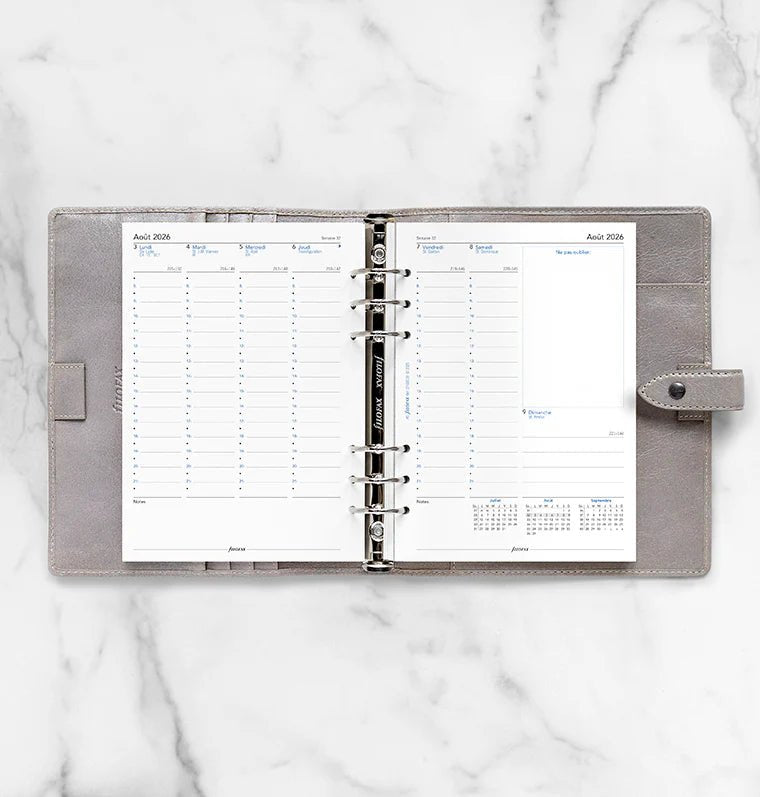 Recharge agenda 2026 - 2027 FILOFAX - A5 - Semaine sur deux pages (français) - 5059145621651