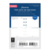 Recharge agenda 2027 FILOFAX - Pocket - Deux jours par page (multilingue)
