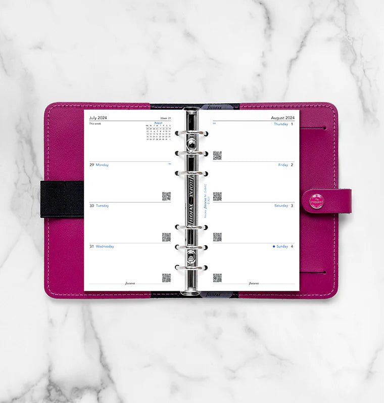 Recharge Agenda FILOFAX 2024 - 2025 - Personal, Semaine sur Deux Pages (multilingue) - 1 semaine sur 2 pages - Personal - 5059145549122