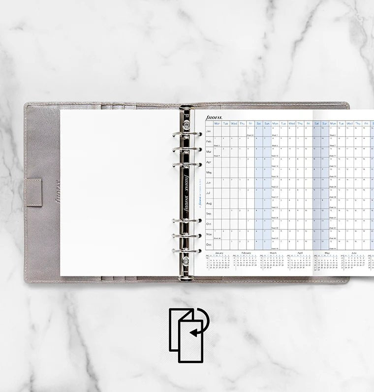 Recharge agenda FILOFAX 2027 - A5 - Planning annuel horizontal (anglais) - 5059145598892