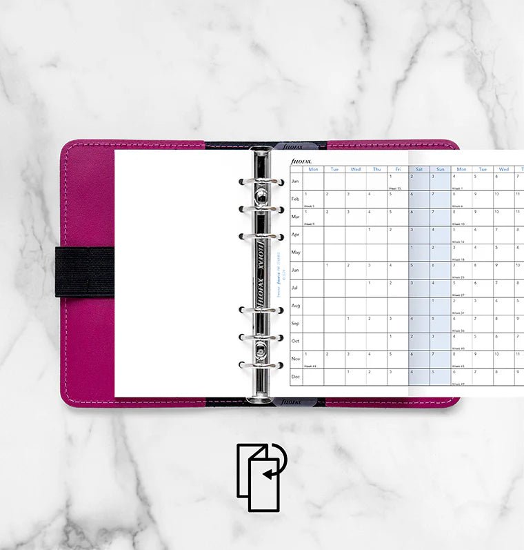 Recharge agenda FILOFAX 2027 - Personal - Planning annuel horizontal (anglais) - 5059145598816