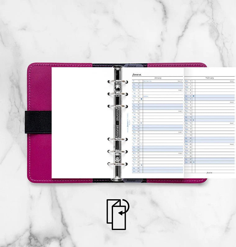 Recharge agenda FILOFAX 2027 - Personal - Planning annuel vertical (anglais) - 5059145598830
