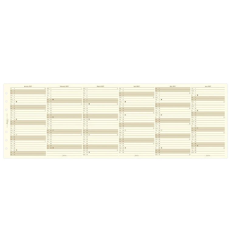 Recharge agenda FILOFAX 2027 - Personal - Planning annuel vertical (anglais) - 5059145598151