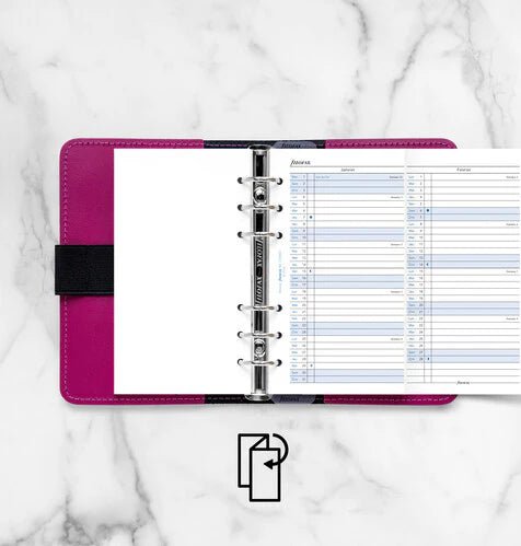 Recharge agenda FILOFAX 2027 - Personal - Planning annuel vertical (français) - 5059145598717
