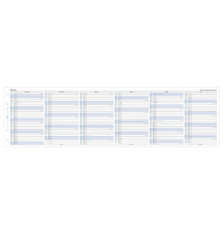 Recharge agenda FILOFAX 2027 - Pocket - Planning annuel vertical (anglais) - 5059145598854