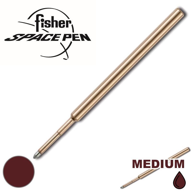Recharge FISHER SPACE PEN stylo bille - Medium (M) - Bordeaux - -