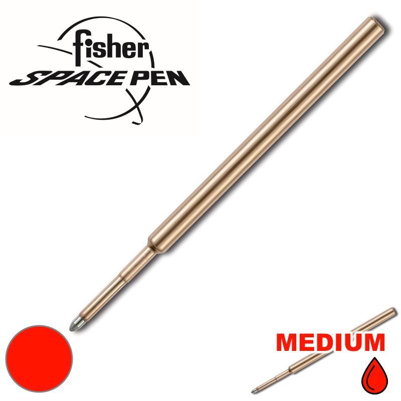 Recharge FISHER SPACE PEN stylo bille - Medium (M) - Rouge - 747609112214