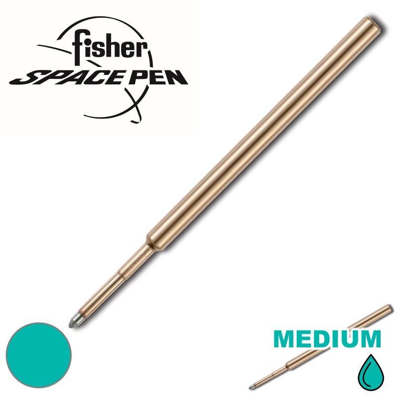 Recharge FISHER SPACE PEN stylo bille - Medium (M) - Turquoise - -