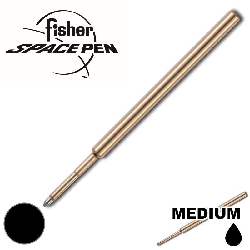Recharge stylo bille FISHER SPACE PEN - Medium (M) - Noir - 747609112412