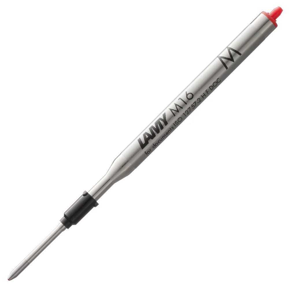 Recharge stylo bille LAMY M16 - Medium (M) - Rouge - 4014519001515