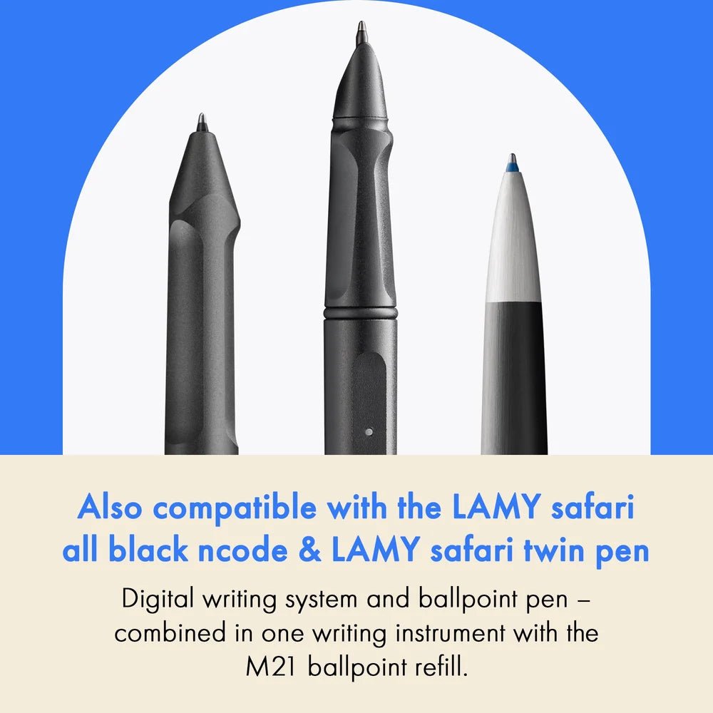 Recharge stylo bille LAMY M21 - Medium (M) - Bleu - 4014519010449