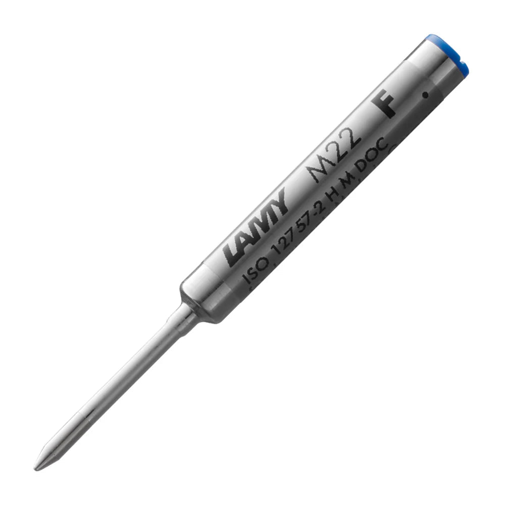Recharge stylo bille LAMY M22 - Fine (F) - Bleu - 4014519133827