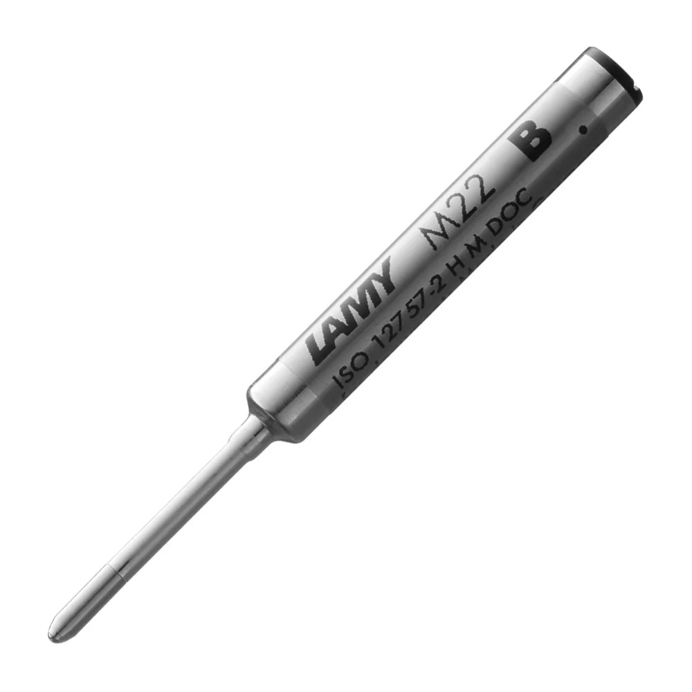 Recharge stylo bille LAMY M22 - Large (B) - Noir - 4014519133858