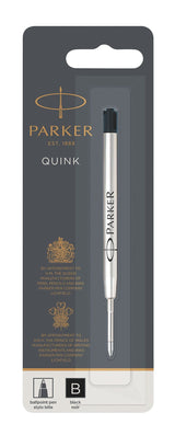 Recharge stylo bille PARKER - Large (B) - Noir