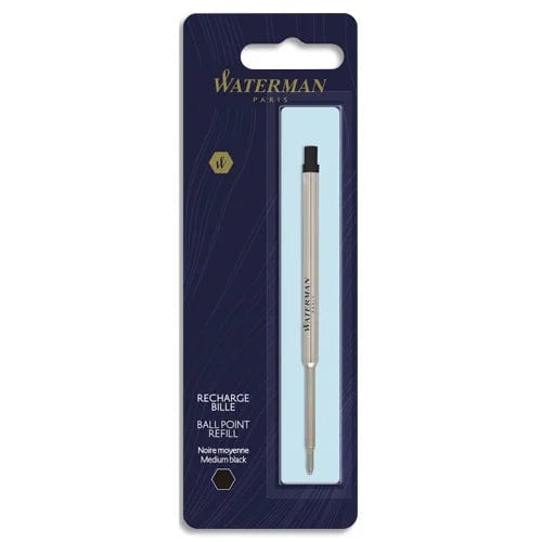 Recharge stylo bille WATERMAN - Medium (M) - Noir - 3501170944486