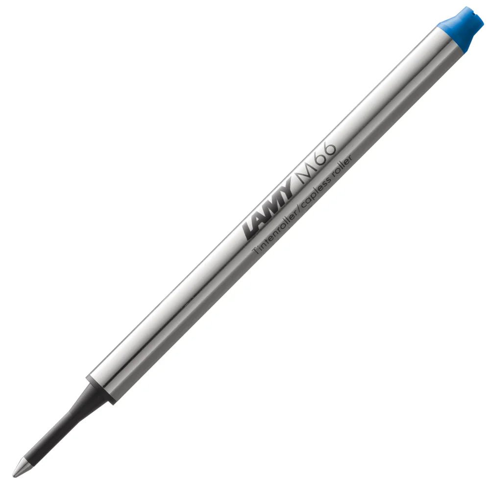 Recharge stylo roller LAMY M66 - Medium (M) - Bleu effaçable - 4014519057574