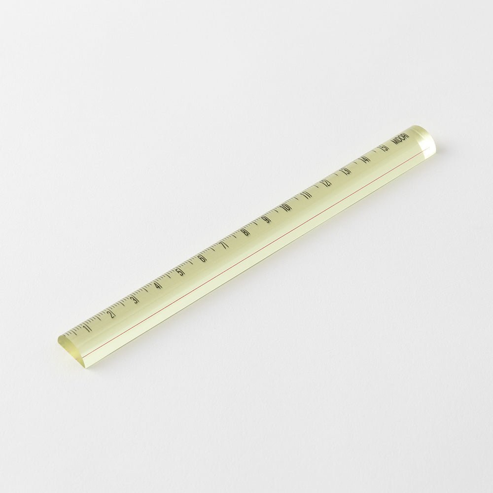 Règle loupe MIDORI - 15 cm - Jaune - 