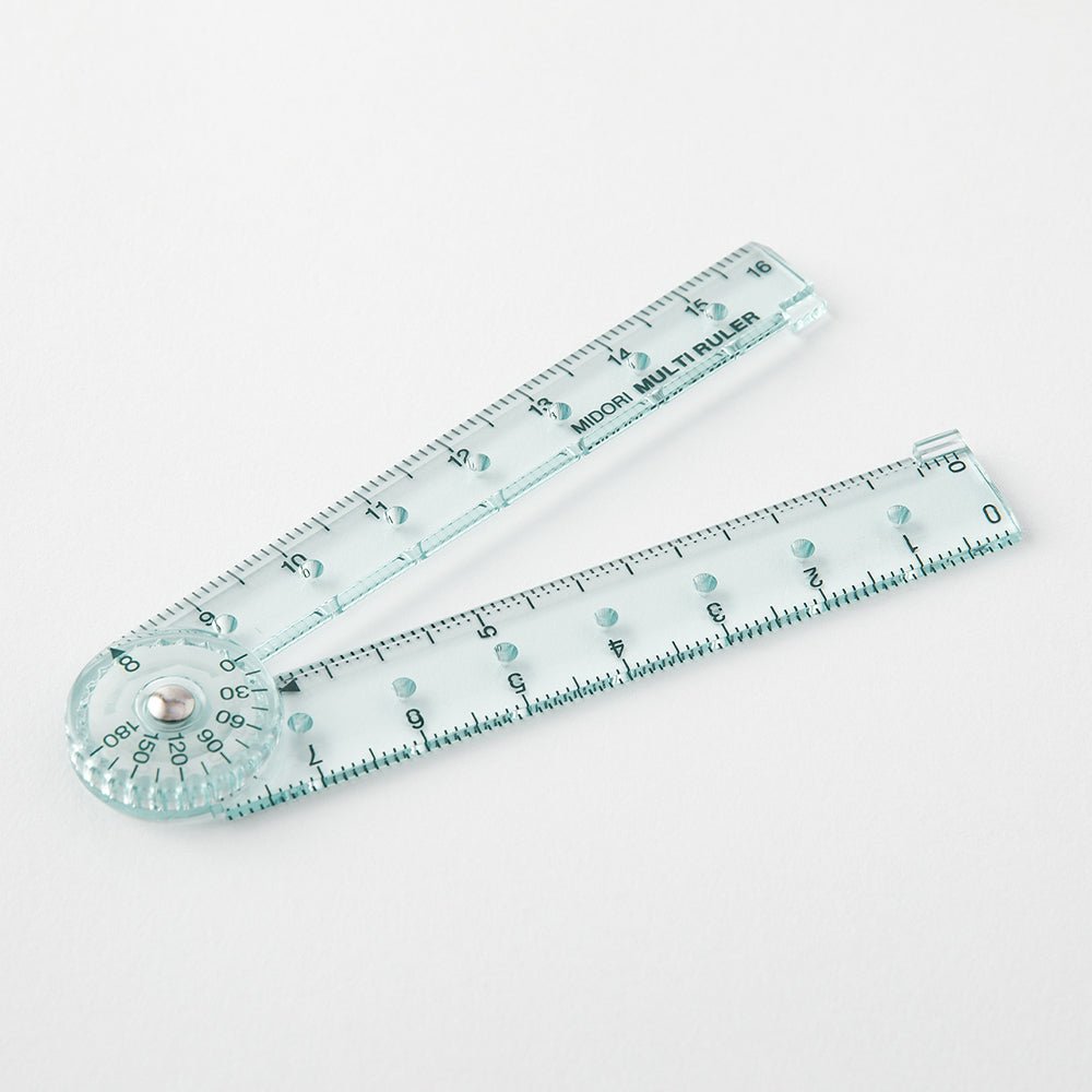 Règle à Clipser Midori – 14 Cm, Gabarit En Laiton Pour Carnet, Lignage Et Bordures