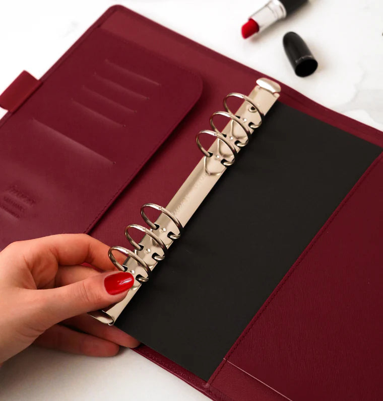 Organiseur FILOFAX Saffiano - A5 - Dark Cherry