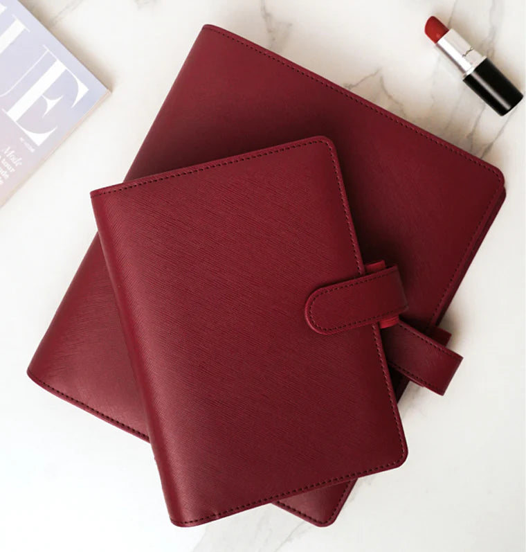 Organiseur FILOFAX Saffiano - A5 - Dark Cherry