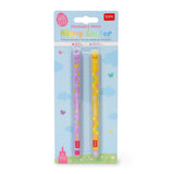Set de 2 stylos LEGAMI à encre gel effaçable - Hoppy Easter
