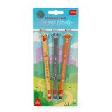 Set de 3 stylos LEGAMI à encre gel effaçable - Fur-ever Friends