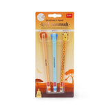 Set de 3 stylos LEGAMI à encre gel effaçable - Wild Savannah
